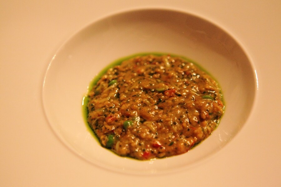 Seafood porridge at the Gourmand