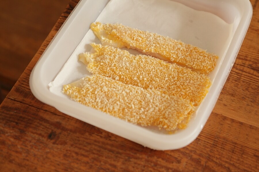 Breaded fish