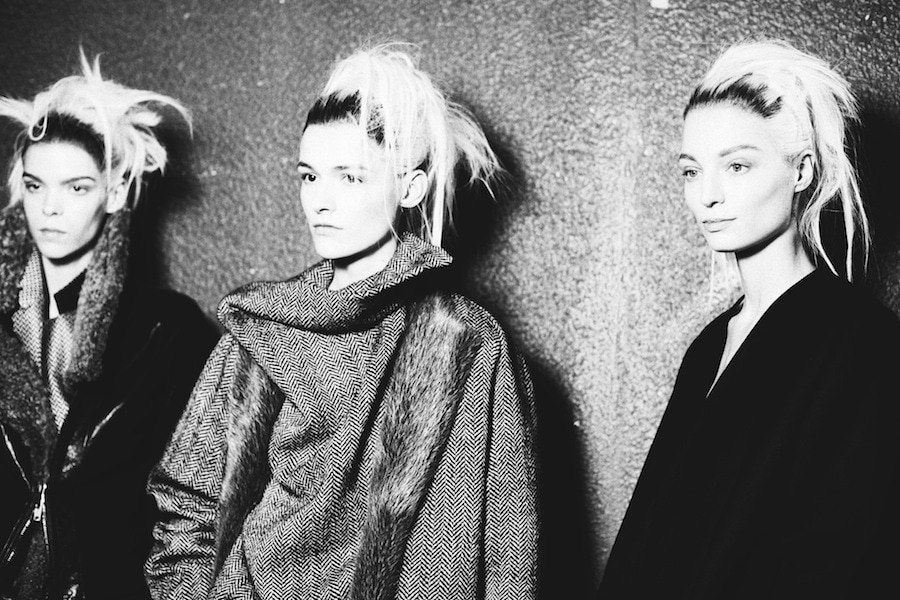 Meghan Collison, Emma Oak and Melissa Tammerjin at Haider Ac