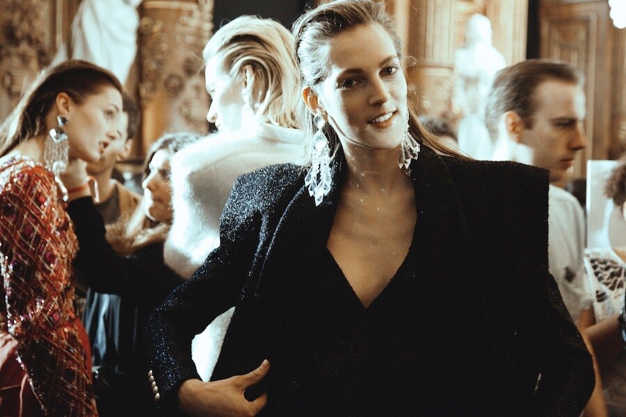 Othilia Simon at Balmain