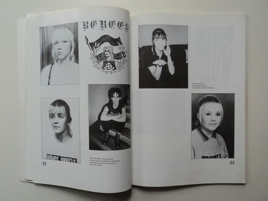 Skinhead Girl by Alan Mead, 1988