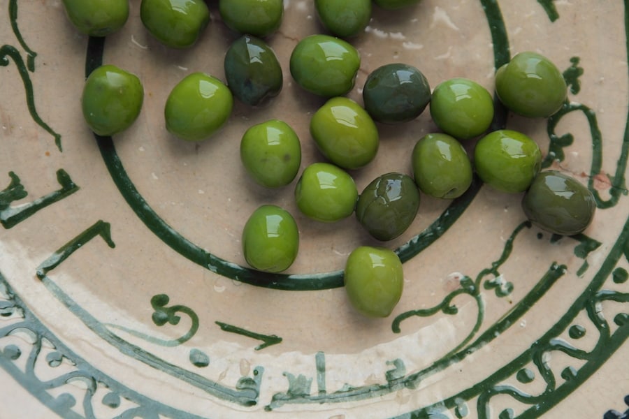 Green olives