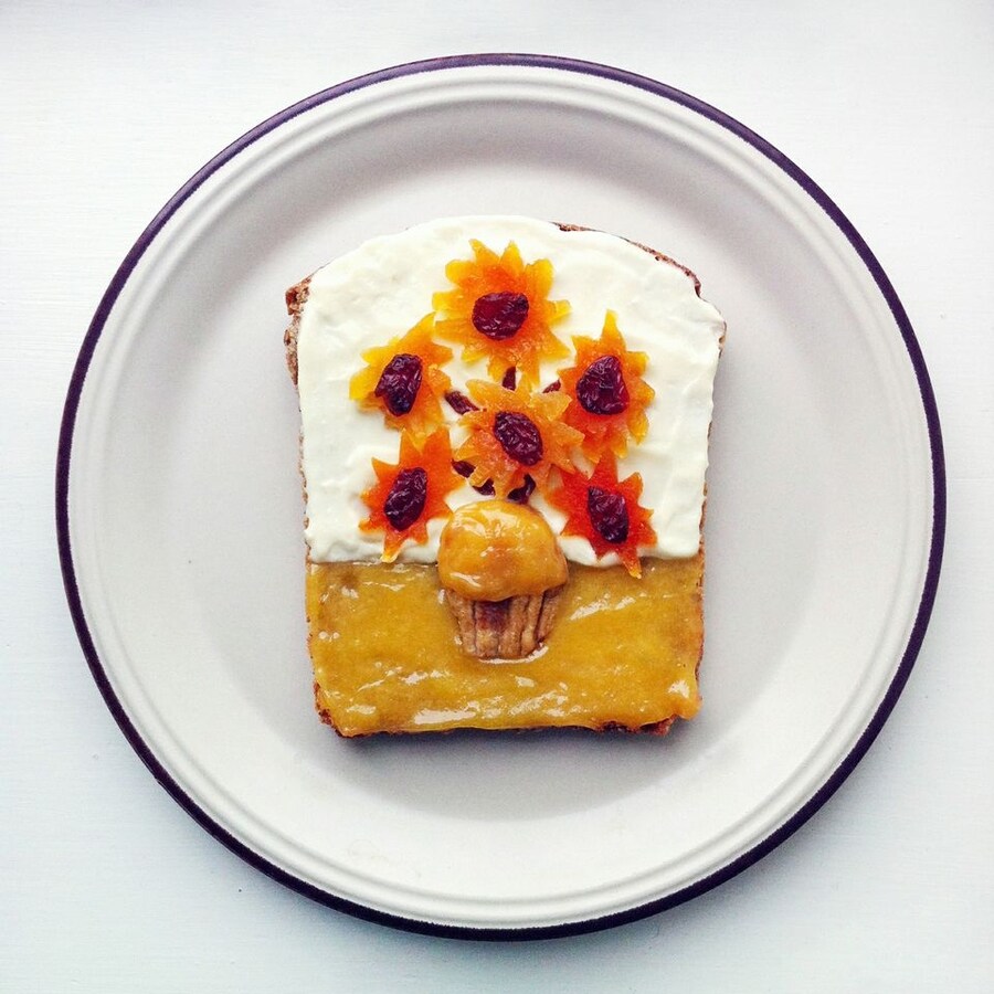 The Art Toast Project: Vincent Van Gogh, Sunflowers
