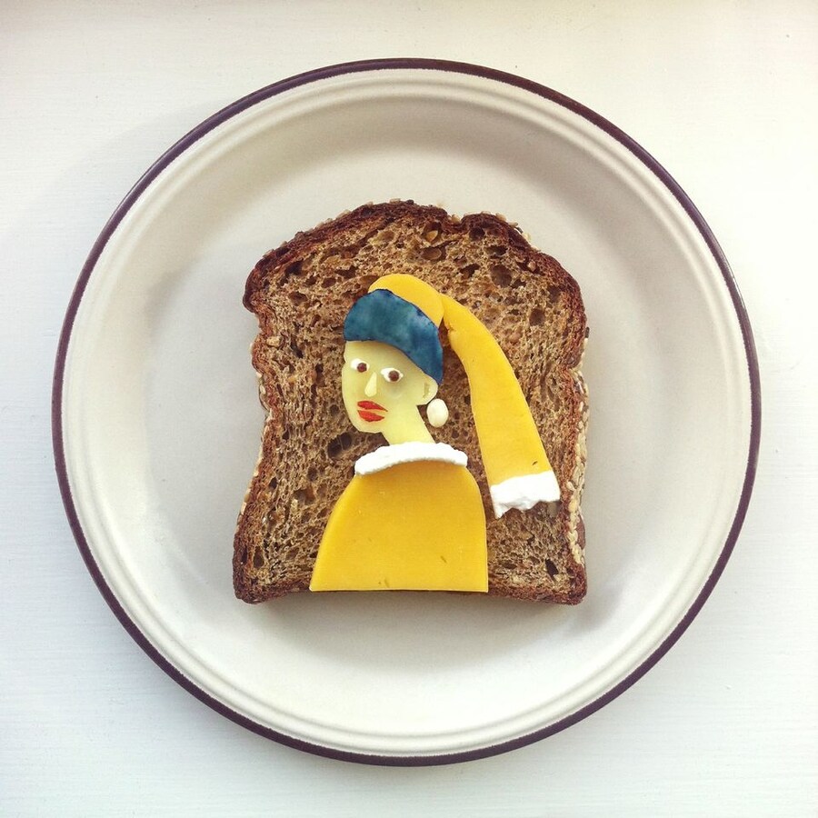 The Art Toast Project: Johannes Vermeer, Girl with a Pearl E