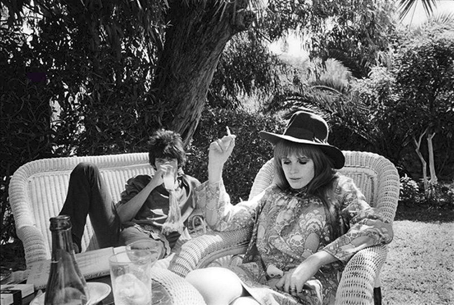 Marianne Faithfull and Keith Richards in Morocco, ca. 1967