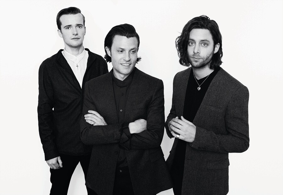 Orlando Weeks, Felix White and Sam Doyle from The Maccabees 