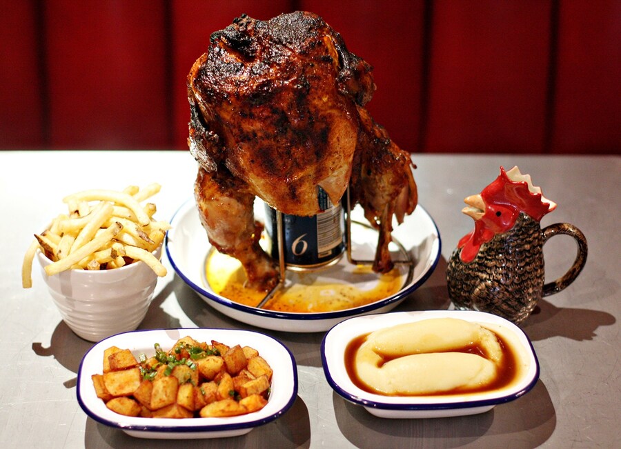 Beer can chicken at Joe’s Southern Kitchen