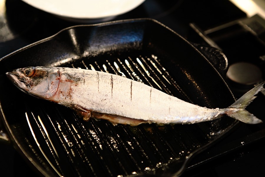 Mackerel in the pan
