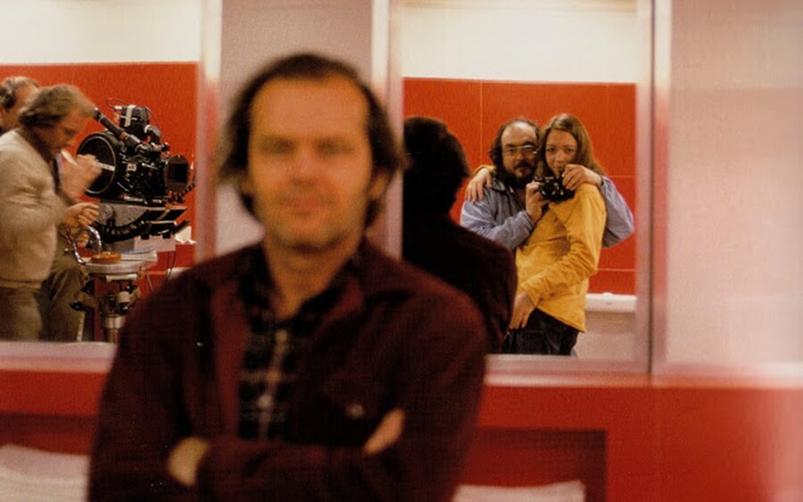 A self portrait of Stanley Kubrick with his daughter, Jack N