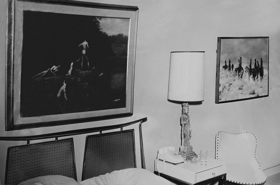 Second (smaller) Bedroom, Suite 850, Hotel Texas, Fort Worth