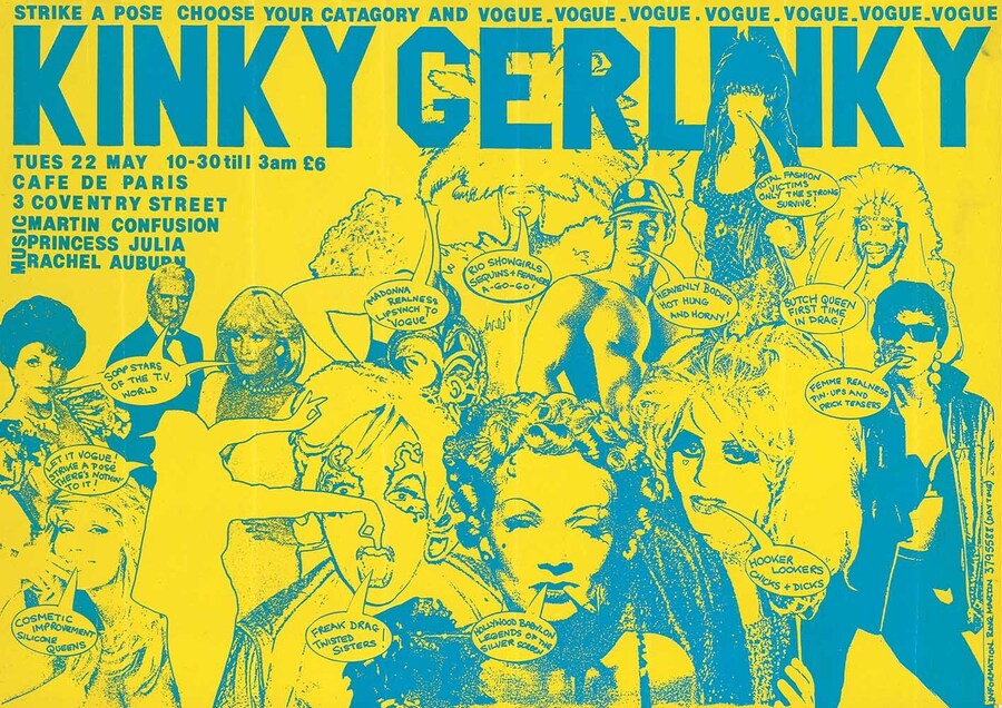 Kinky Gerlinky Flyer, 1980s