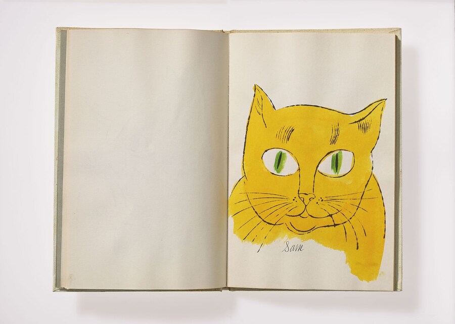 Charles Lisanby and Andy Warhol 25 Cats Name[d] Sam and One 