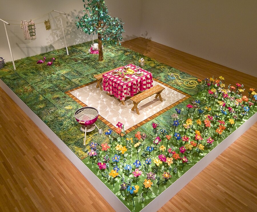 Liza Lou, Back Yard, 1996-99