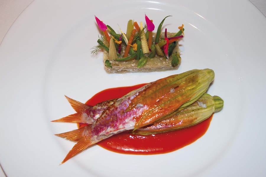 Eating at Hotel Il Pellicano