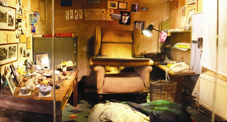 The preserved interior of Roald Dahl&#39;s Shed