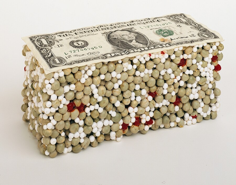 Jason Rhoades, PeaRoeFoam Nubuck (Dollar sized)