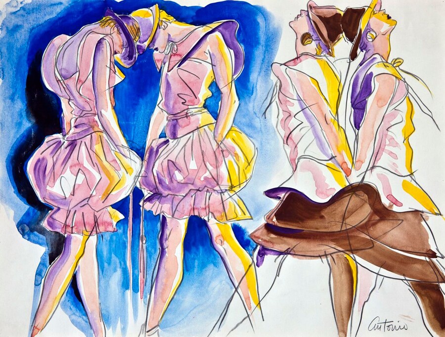 Antonio, Valentino for &quot;Vanity&quot;, 1982