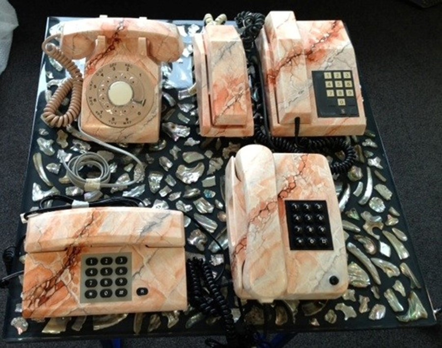 Marble Telephones by Clementine Keith-Roach