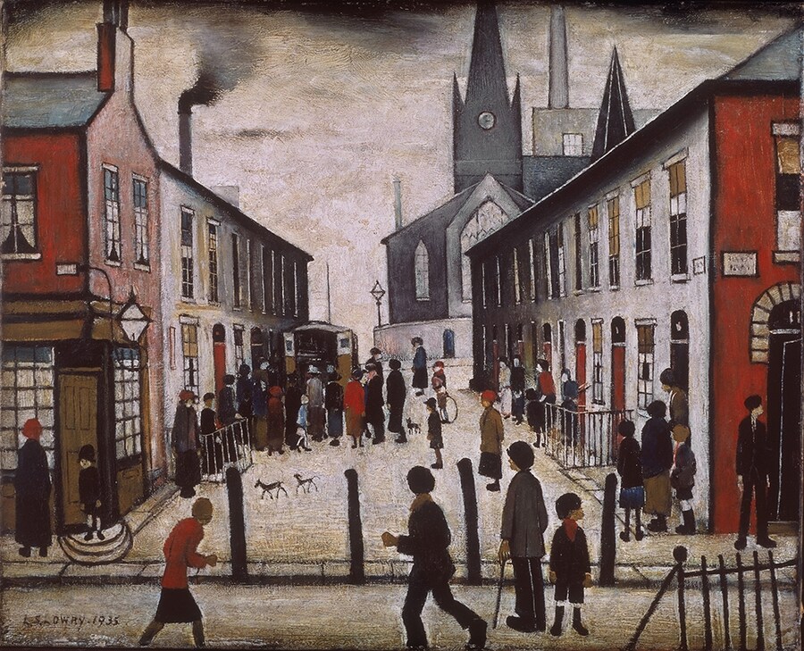 L. S. Lowry, The Fever Van, 1935