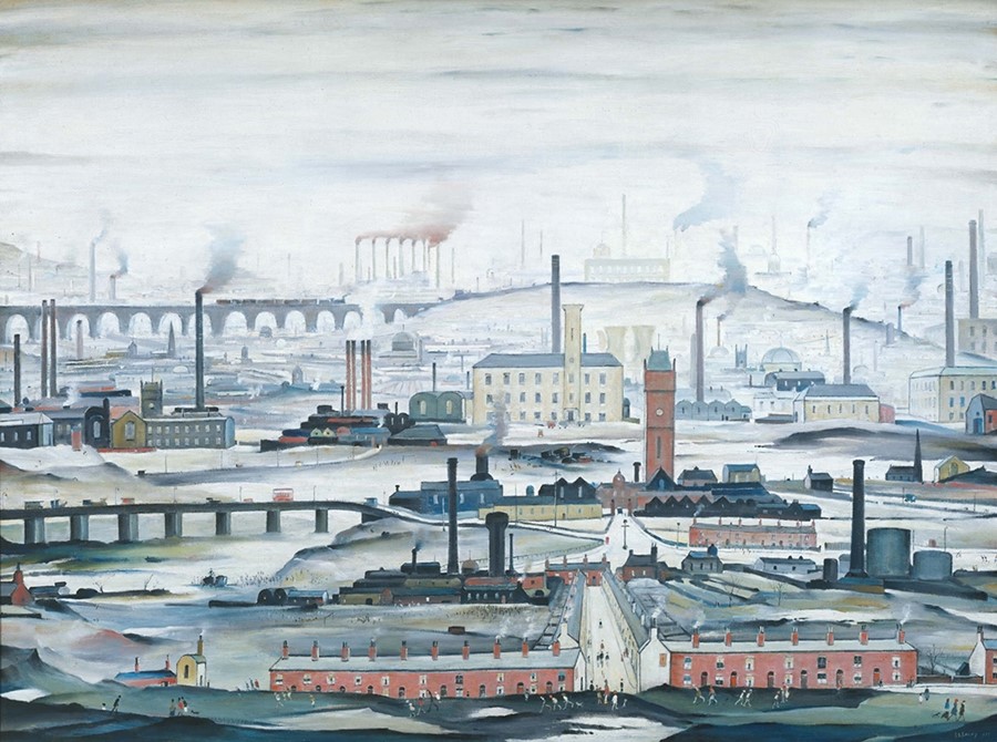 L. S. Lowry, Industrial Landscape, 1955