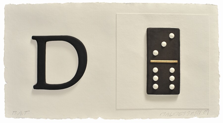 D, Detail of the letter &quot;D&quot; from A B C Art (Low Relief) A/An