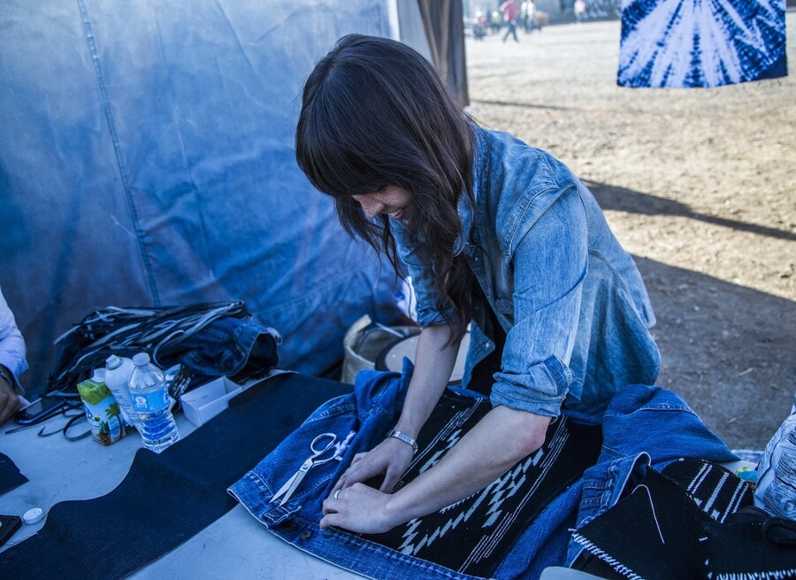 Laura Sato, part of the Levi&#39;s Makers team in Barstow