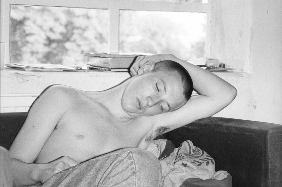 Rocky sleeping