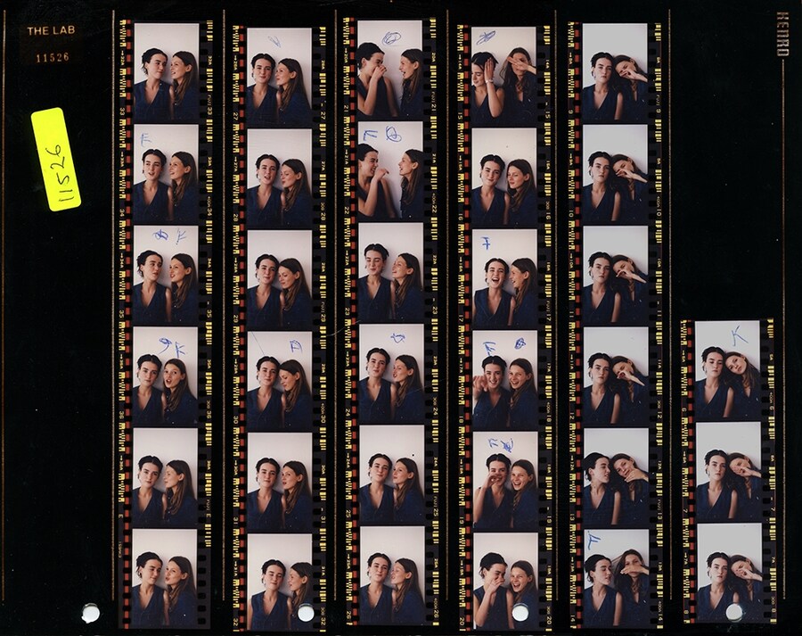 Kate and Fran contact sheet