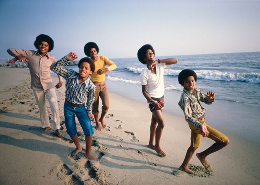 The Jackson 5 in Santa Monica, before the release of their f