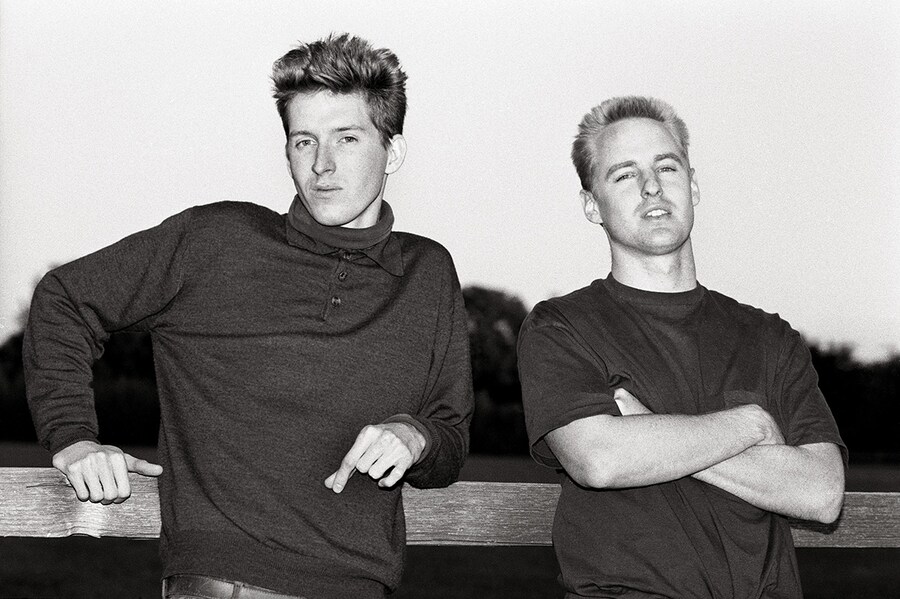 Wes Anderson and Owen Wilson at Sundance in Provo, Utah, 199
