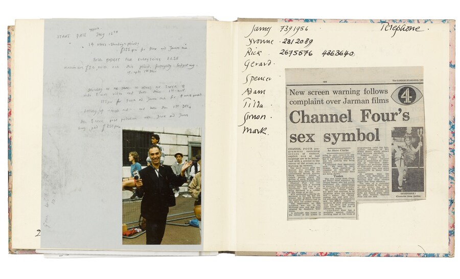 From Derek Jarman&#39;s Sketchbooks
