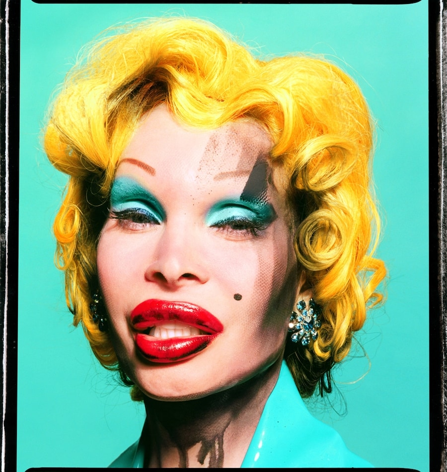 Amanda Lepore as Andy Warhol&#39;s Marilyn, Hair by Laurent Phil