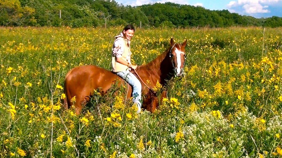 Amanda Murphy with Jesabel