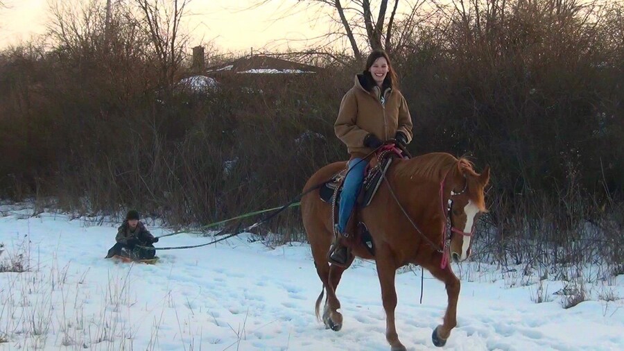 Amanda Murphy with Jesabel