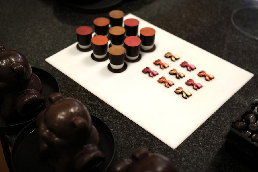 Pierre Marcolini chocolate bear accessories