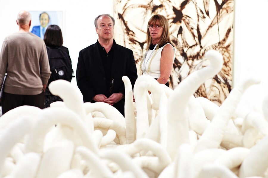 People at Miami Art Basel 2013