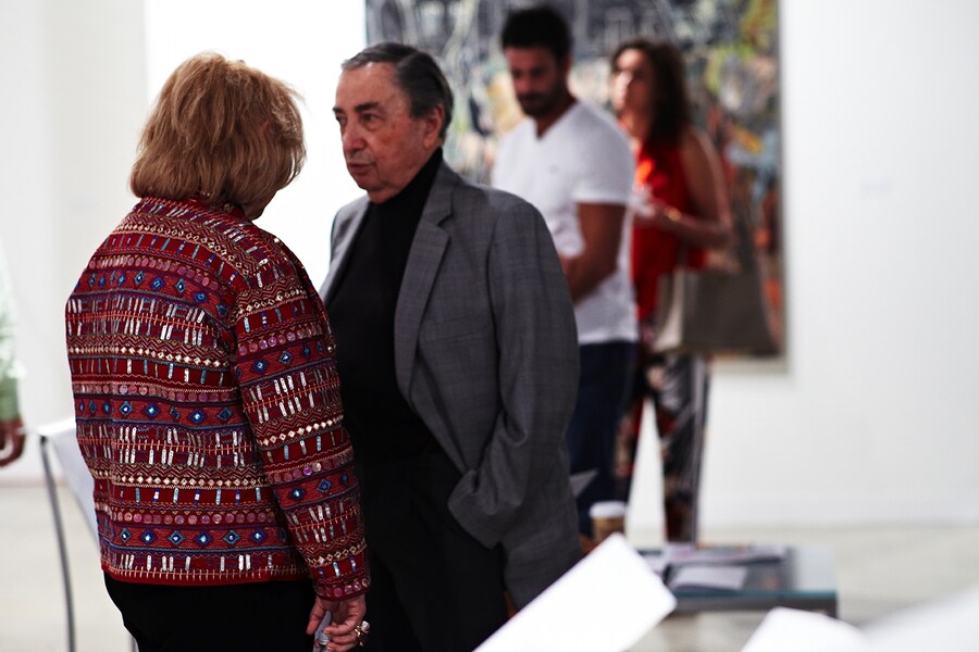 People at Miami Art Basel 2013