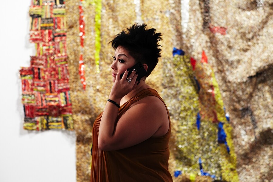 People at Miami Art Basel 2013