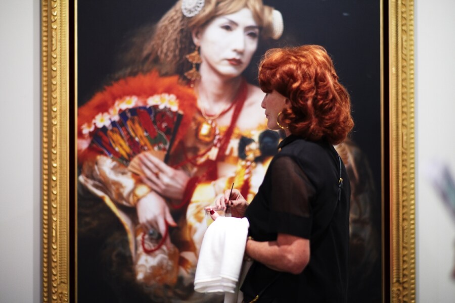 People at Miami Art Basel 2013