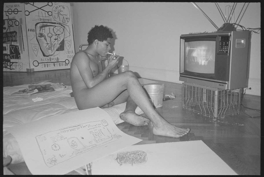 Jean-Michel Basquiat, Reclining Nude by Paige Powell