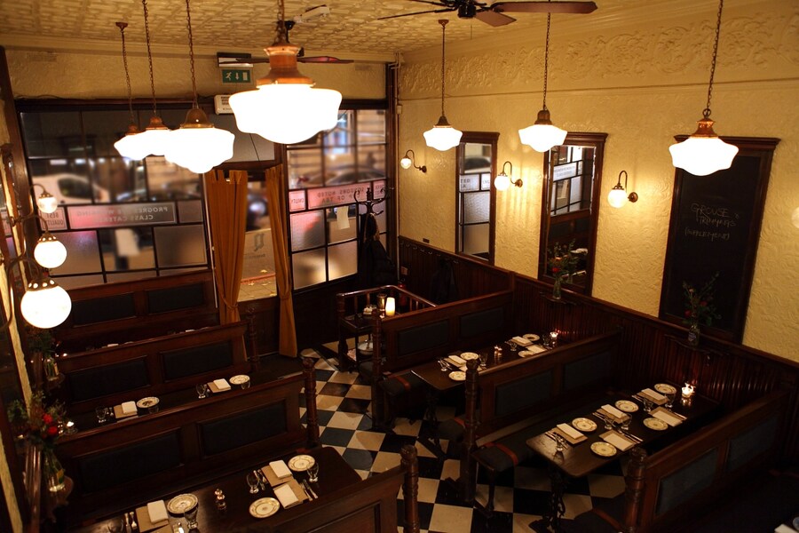 The interior at the Quality Chop House