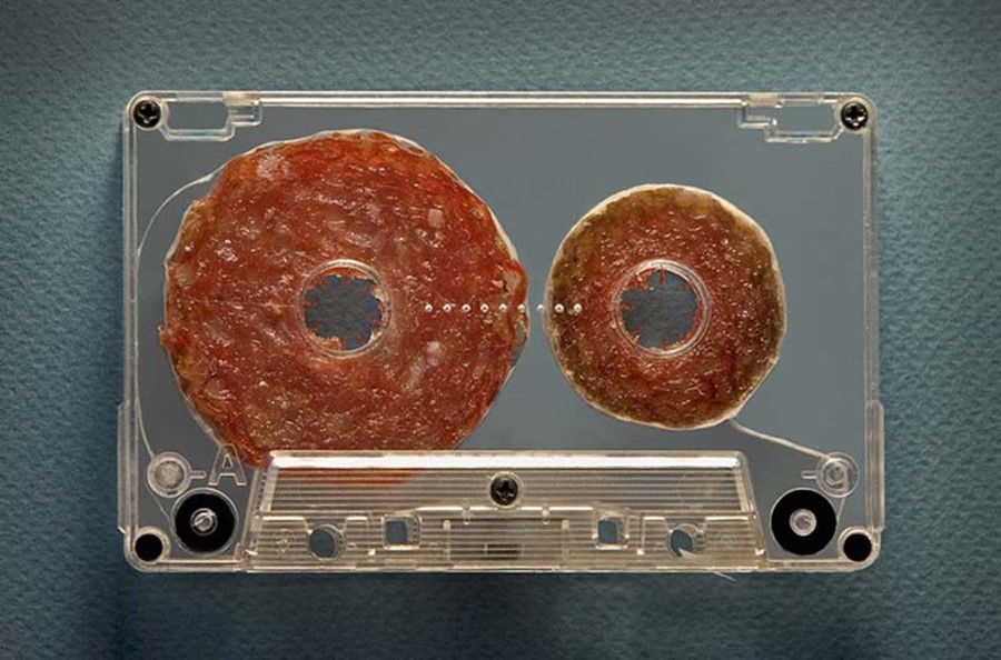 Salami tape cassette