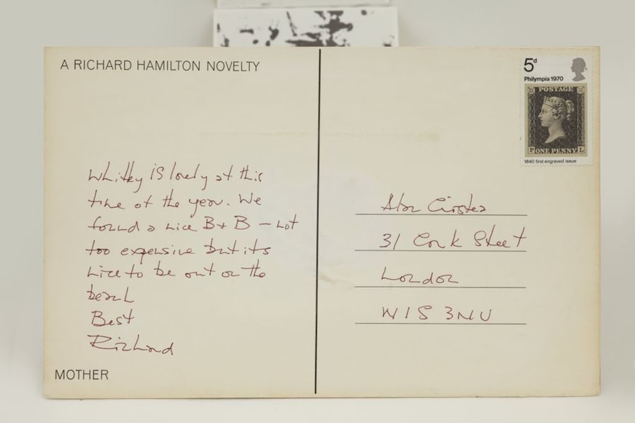 Back view of &#39;To Mother&#39; by Richard Hamilton, 1968