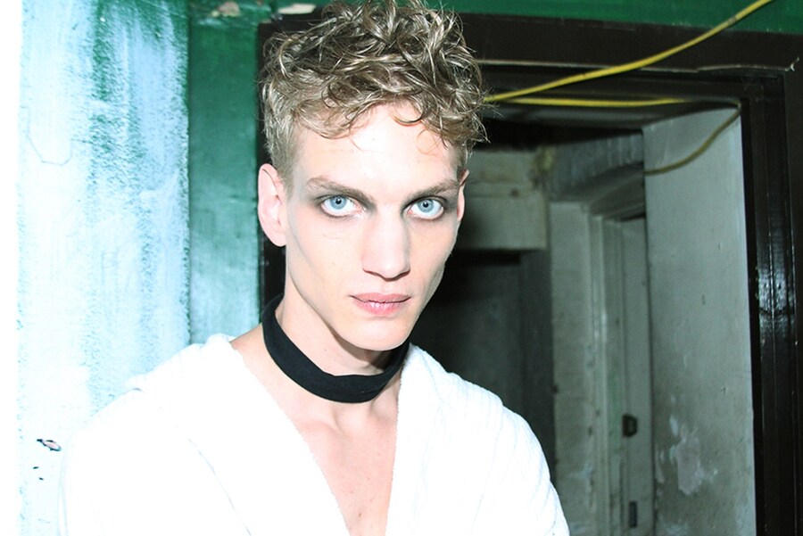 Paul Boche (Elite Model Management) for Alexander McQueen A/