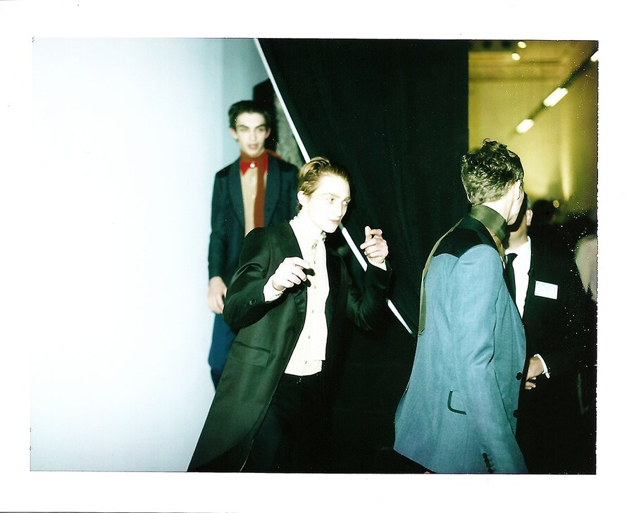 Centre: Charlie Ayres Taylor (Storm Model Management) at Pra