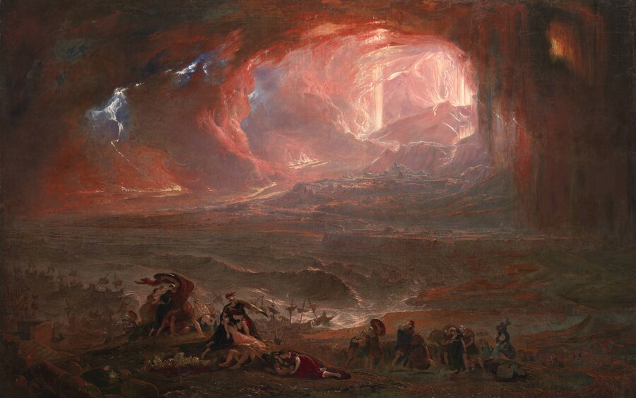 The Destruction of Pompei and Herculaneum 1822, restored 201