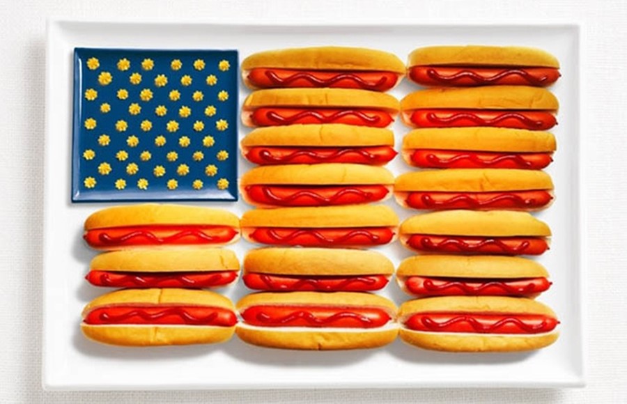 United States – hot dogs, ketchup and mustard
