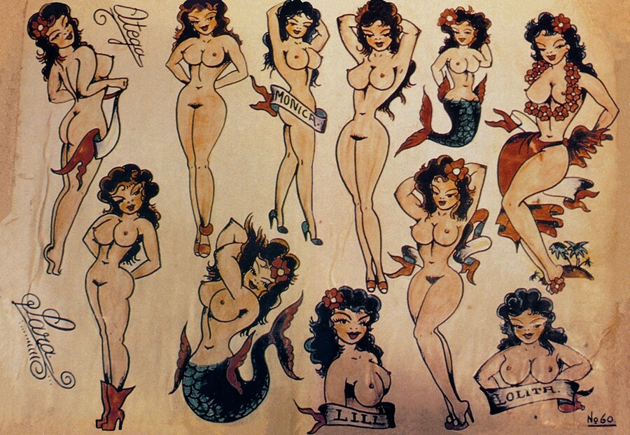 &quot;Tatover&quot; Ole Hansen, Copenhagen, Denmark, 1960s