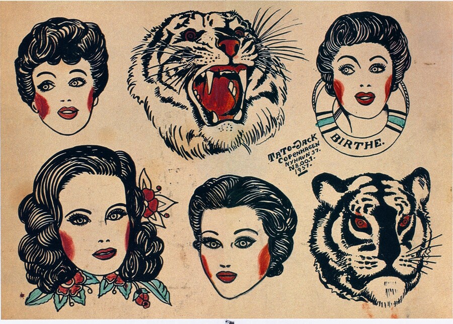 Tattoo-Jack, Copenhagen, Denmark, 1951