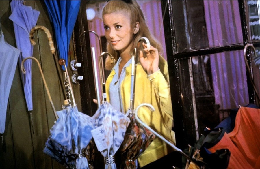 Catherine Deneuve in The Umbrellas of Cherbourg, 1964